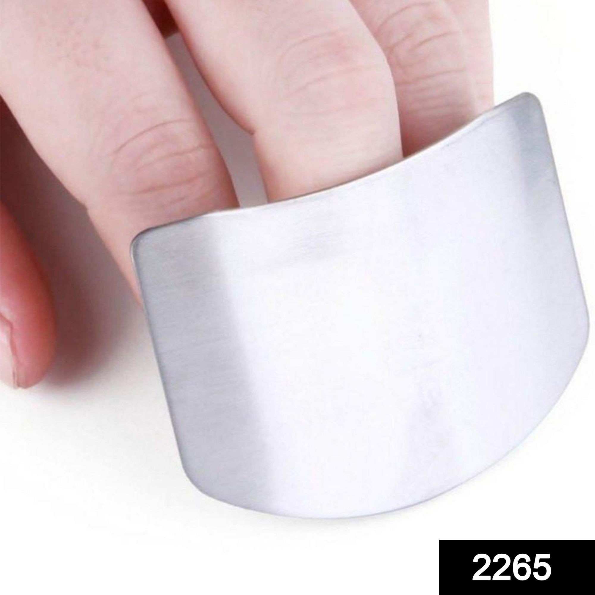 Finger protector with SKU code for safe slicing and dicing. Finger protector with SKU code for safe slicing and dicing.